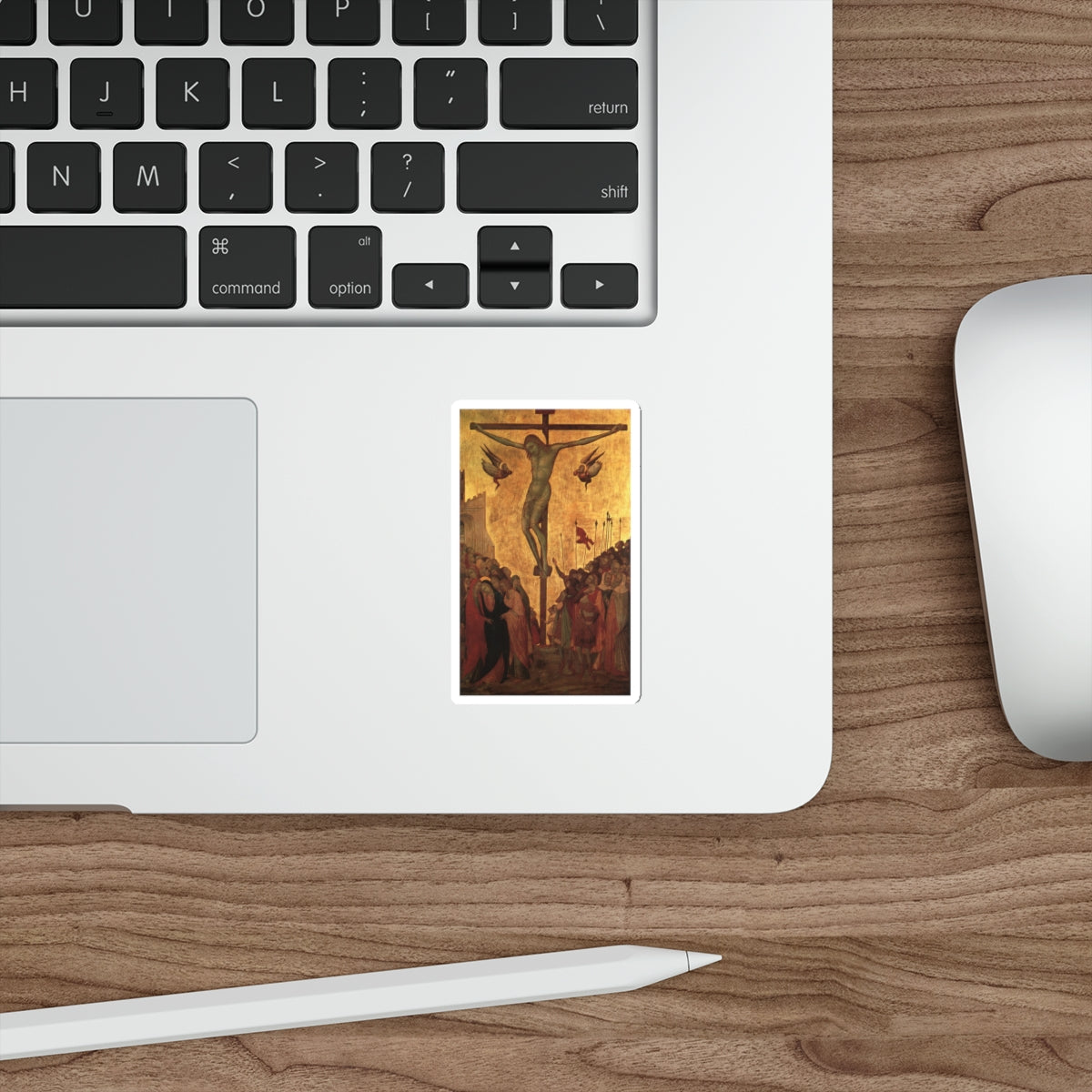 UGOLINO, Lorenzetti - The Crucifixion (Artwork) STICKER Vinyl Die-Cut Decal-The Sticker Space