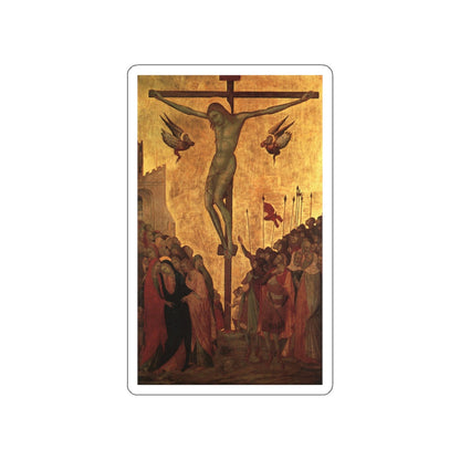 UGOLINO, Lorenzetti - The Crucifixion (Artwork) STICKER Vinyl Die-Cut Decal-White-The Sticker Space