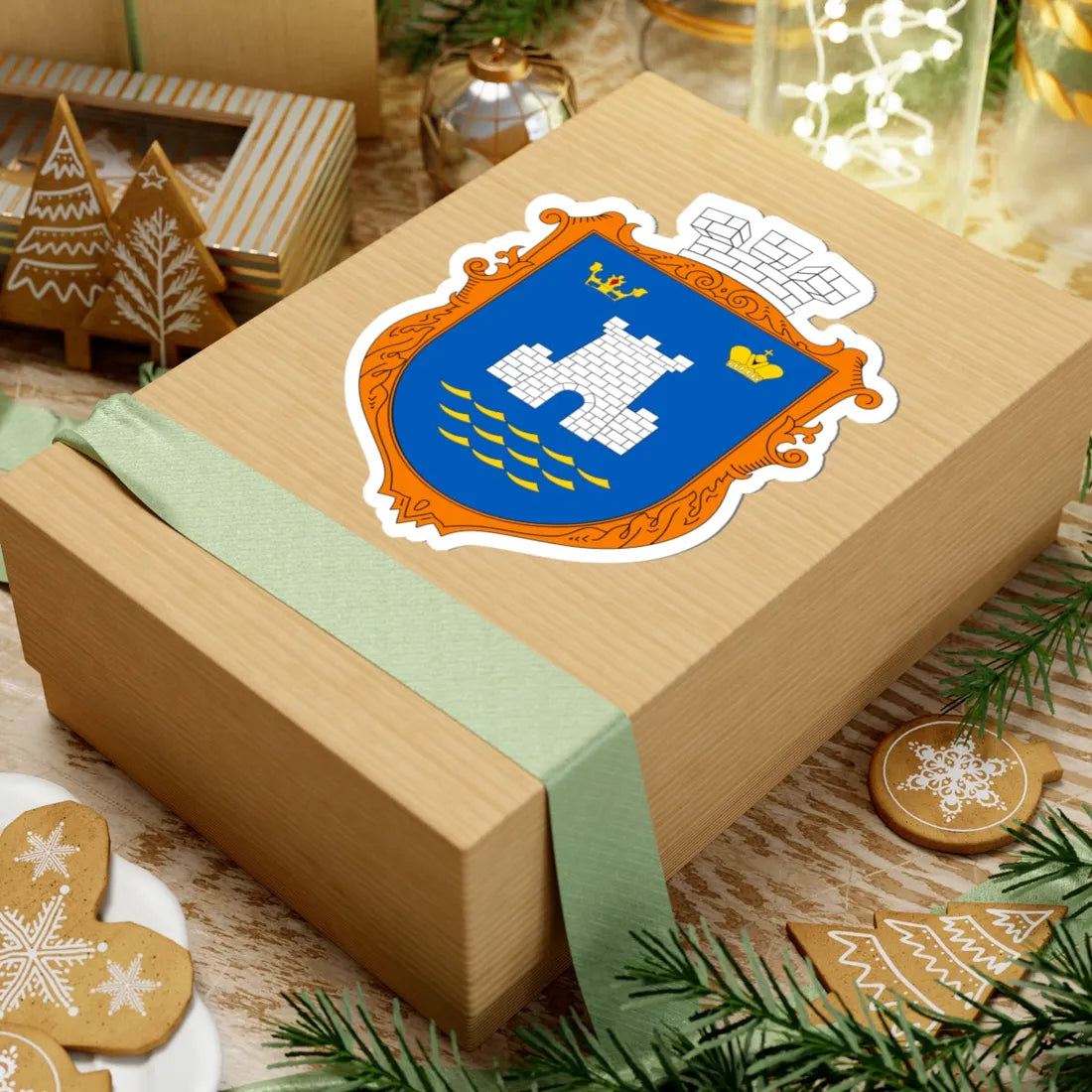 UHT Alushta (Ukraine) (Coat of Arms) STICKER Vinyl Kiss-Cut Decal - The Sticker Space