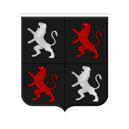 Uitgeest wapen HRvA (Netherlands) (Coat of Arms) STICKER Vinyl Kiss-Cut Decal 2 Inch White - The Sticker Space