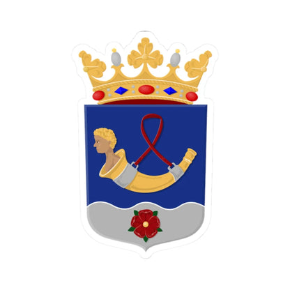 Uithoorn wapen 2020 (Netherlands) (Coat of Arms) STICKER Vinyl Kiss-Cut Decal 2 Inch White - The Sticker Space