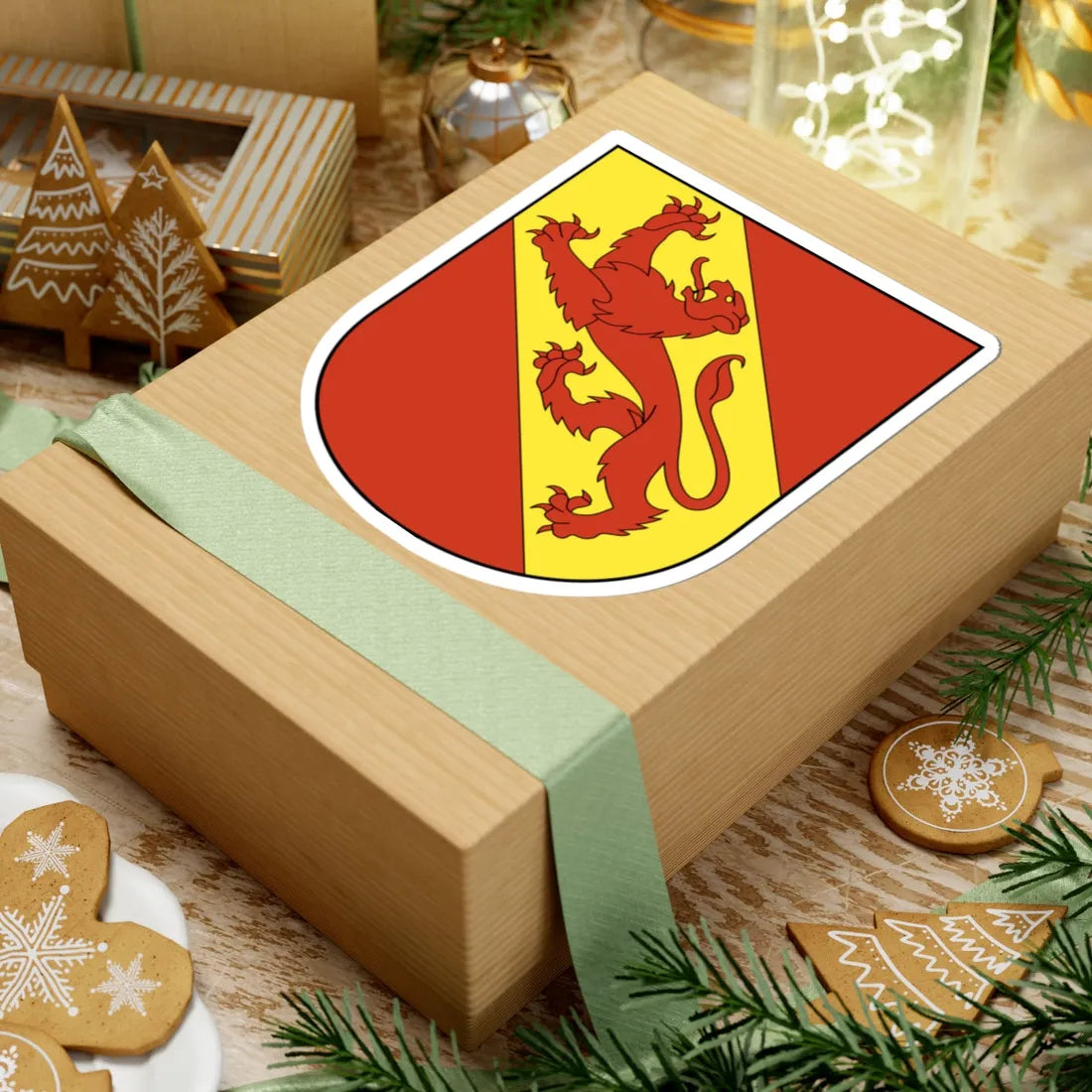 Uitikon-blazon (Switzerland) (Coat of Arms) STICKER Vinyl Kiss-Cut Decal - The Sticker Space