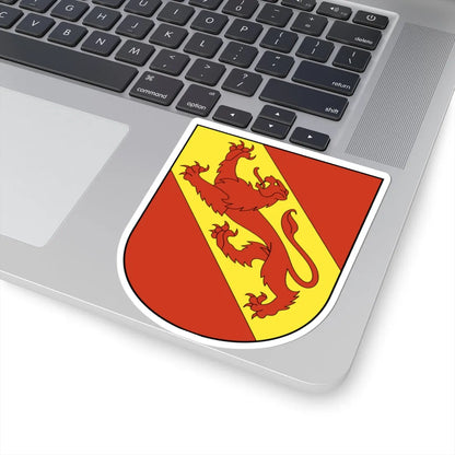 Uitikon-blazon (Switzerland) (Coat of Arms) STICKER Vinyl Kiss-Cut Decal - The Sticker Space