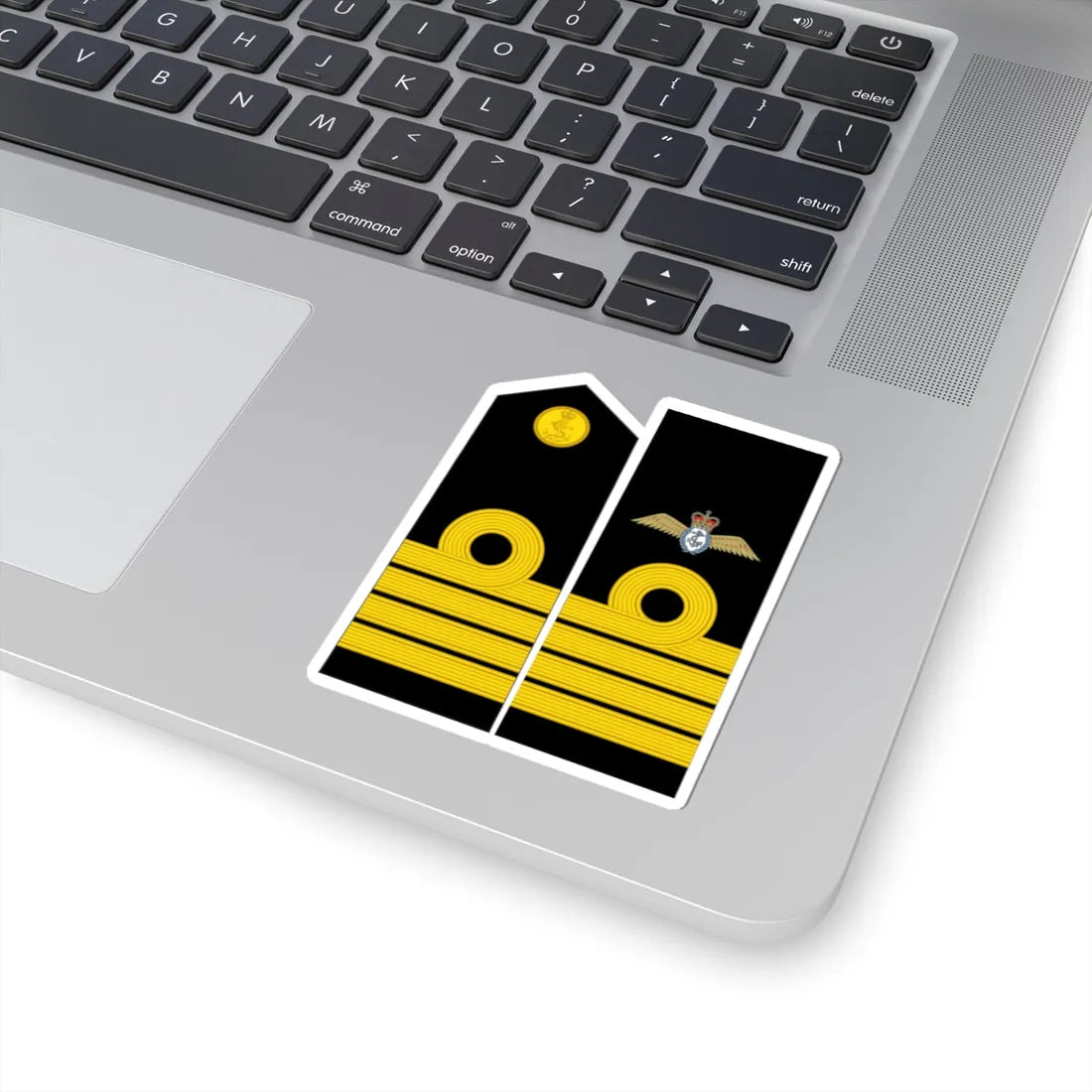 UK Navy OF 5 collected Fleet Air Arm Pilot (United Kingdom) (Military Rank) STICKER Vinyl Kiss-Cut Decal - The Sticker Space