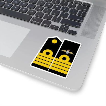 UK Navy OF 5 collected Fleet Air Arm Pilot (United Kingdom) (Military Rank) STICKER Vinyl Kiss-Cut Decal - The Sticker Space