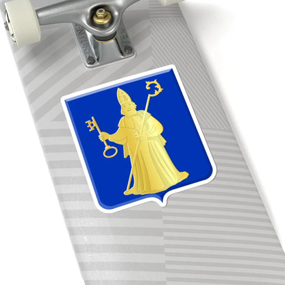 Ukkel wapen (Belgium) (Coat of Arms) STICKER Vinyl Kiss-Cut Decal - The Sticker Space