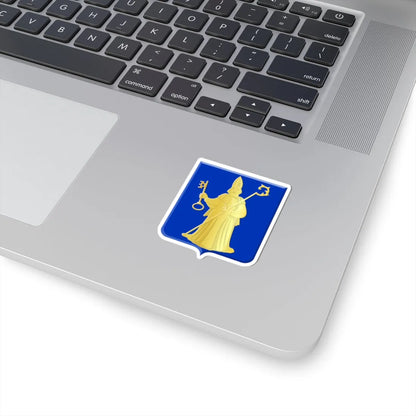 Ukkel wapen (Belgium) (Coat of Arms) STICKER Vinyl Kiss-Cut Decal - The Sticker Space