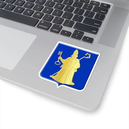 Ukkel wapen (Belgium) (Coat of Arms) STICKER Vinyl Kiss-Cut Decal - The Sticker Space