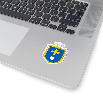 UKR COA of Myrhorod (Ukraine) (Coat of Arms) STICKER Vinyl Kiss-Cut Decal - The Sticker Space