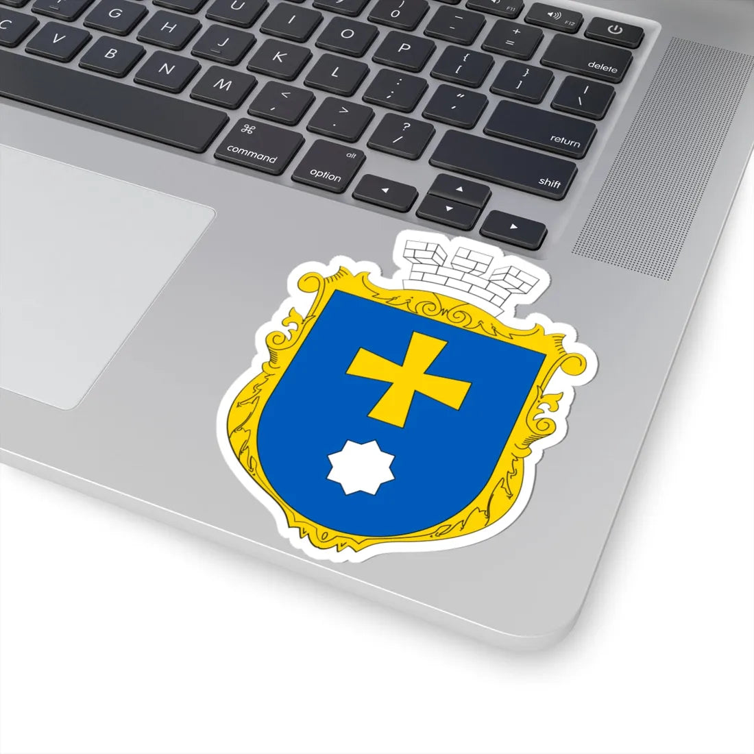 UKR COA of Myrhorod (Ukraine) (Coat of Arms) STICKER Vinyl Kiss-Cut Decal - The Sticker Space