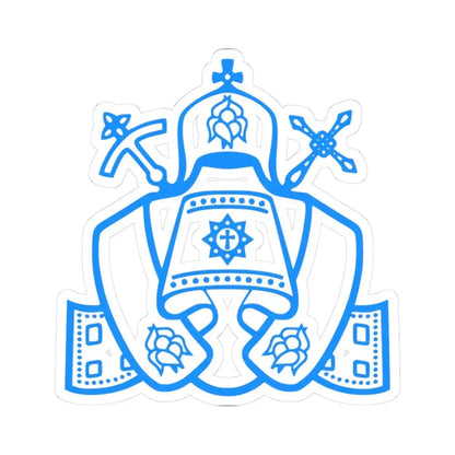 Эмблема Украинской Православной Церкви Емблема Української Православної Церкви (Ukraine) (Coat of Arms) STICKER Vinyl Kiss-Cut Decal 3 Inch White - The Sticker Space