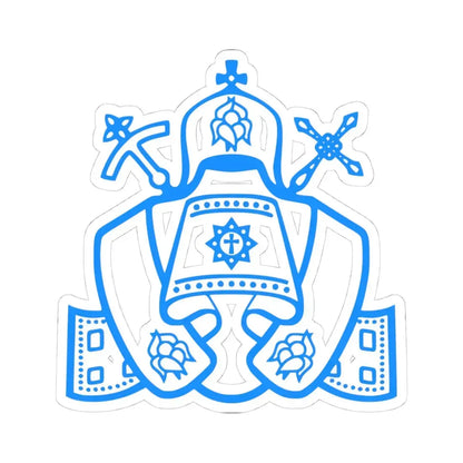 Эмблема Украинской Православной Церкви Емблема Української Православної Церкви (Ukraine) (Coat of Arms) STICKER Vinyl Kiss-Cut Decal 4 Inch White - The Sticker Space