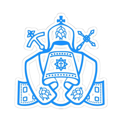 Эмблема Украинской Православной Церкви Емблема Української Православної Церкви (Ukraine) (Coat of Arms) STICKER Vinyl Kiss-Cut Decal 6 Inch White - The Sticker Space