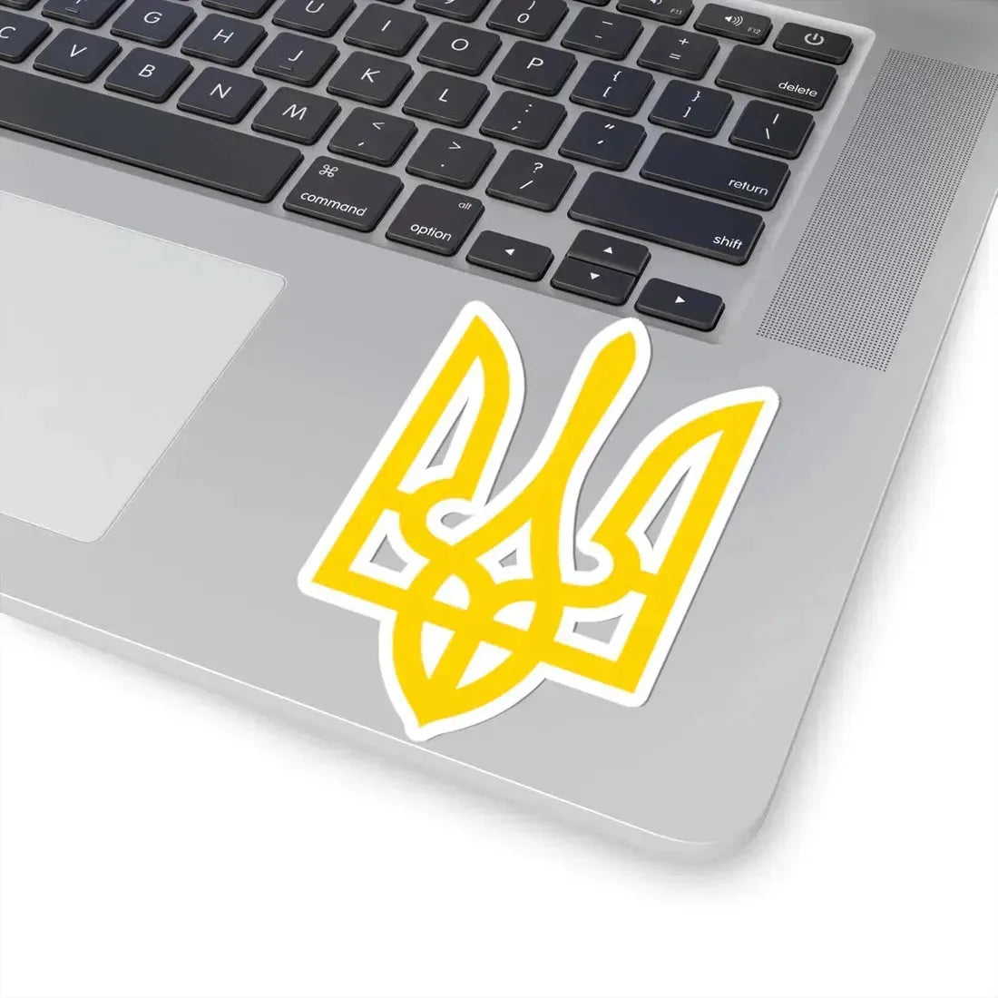 Тризуб (Ukraine) (Coat of Arms) STICKER Vinyl Kiss-Cut Decal - The Sticker Space
