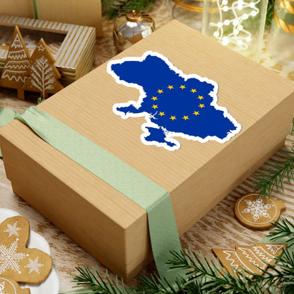 Ukraine EU (Ukraine) STICKER Vinyl Kiss-Cut Decal - The Sticker Space