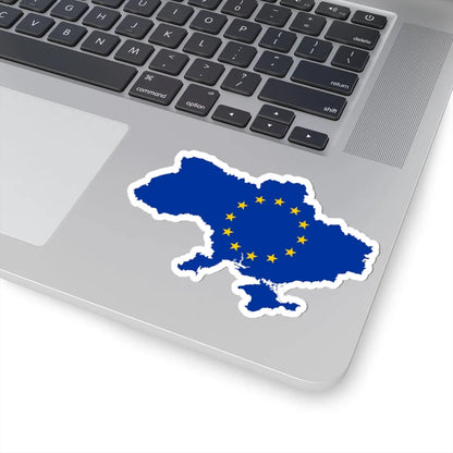 Ukraine EU (Ukraine) STICKER Vinyl Kiss-Cut Decal - The Sticker Space