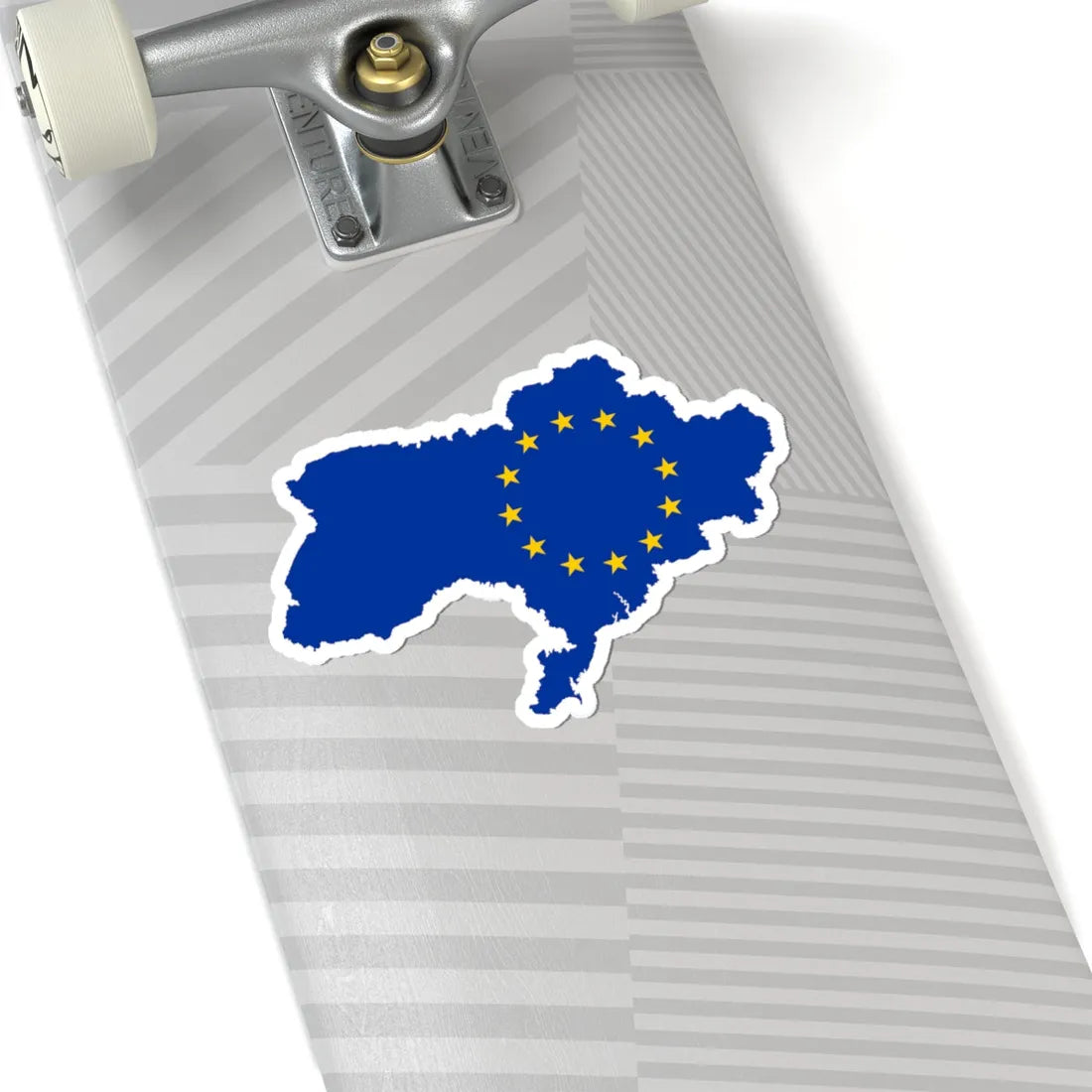 Ukraine EU with the Russian-occupied territories omitted (Ukraine) STICKER Vinyl Kiss-Cut Decal - The Sticker Space