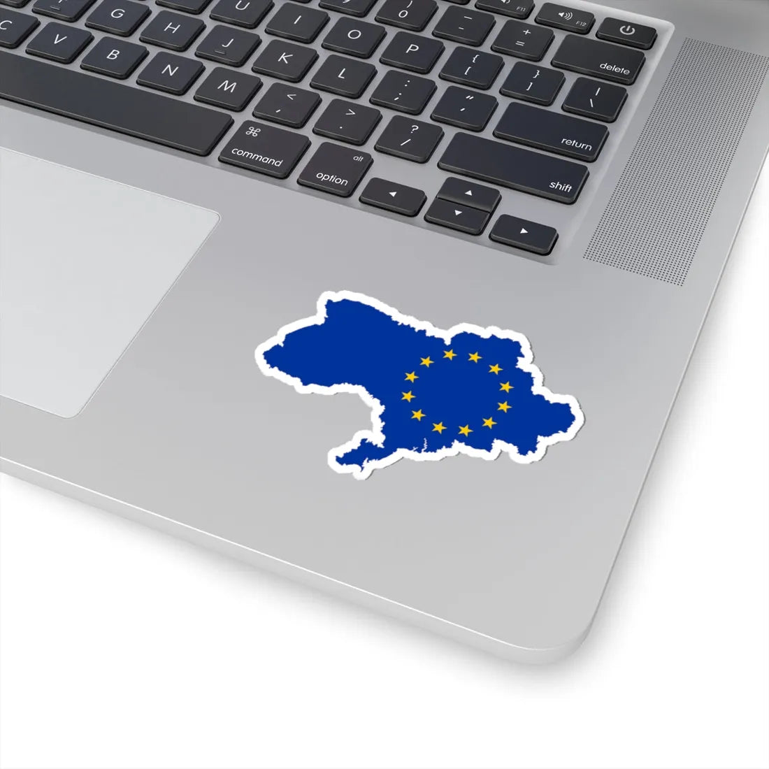 Ukraine EU with the Russian-occupied territories omitted (Ukraine) STICKER Vinyl Kiss-Cut Decal - The Sticker Space
