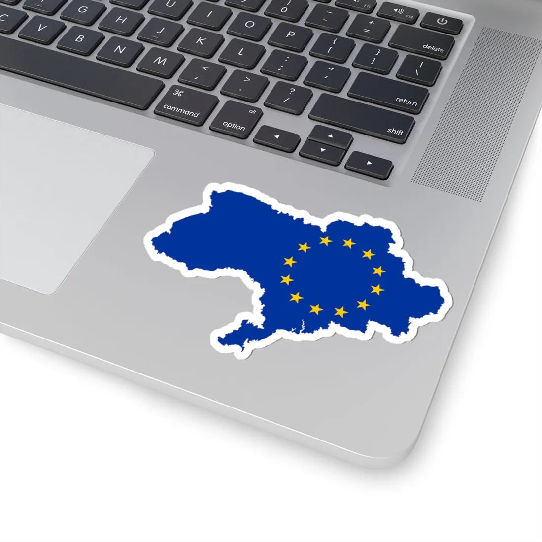 Ukraine EU with the Russian-occupied territories omitted (Ukraine) STICKER Vinyl Kiss-Cut Decal - The Sticker Space
