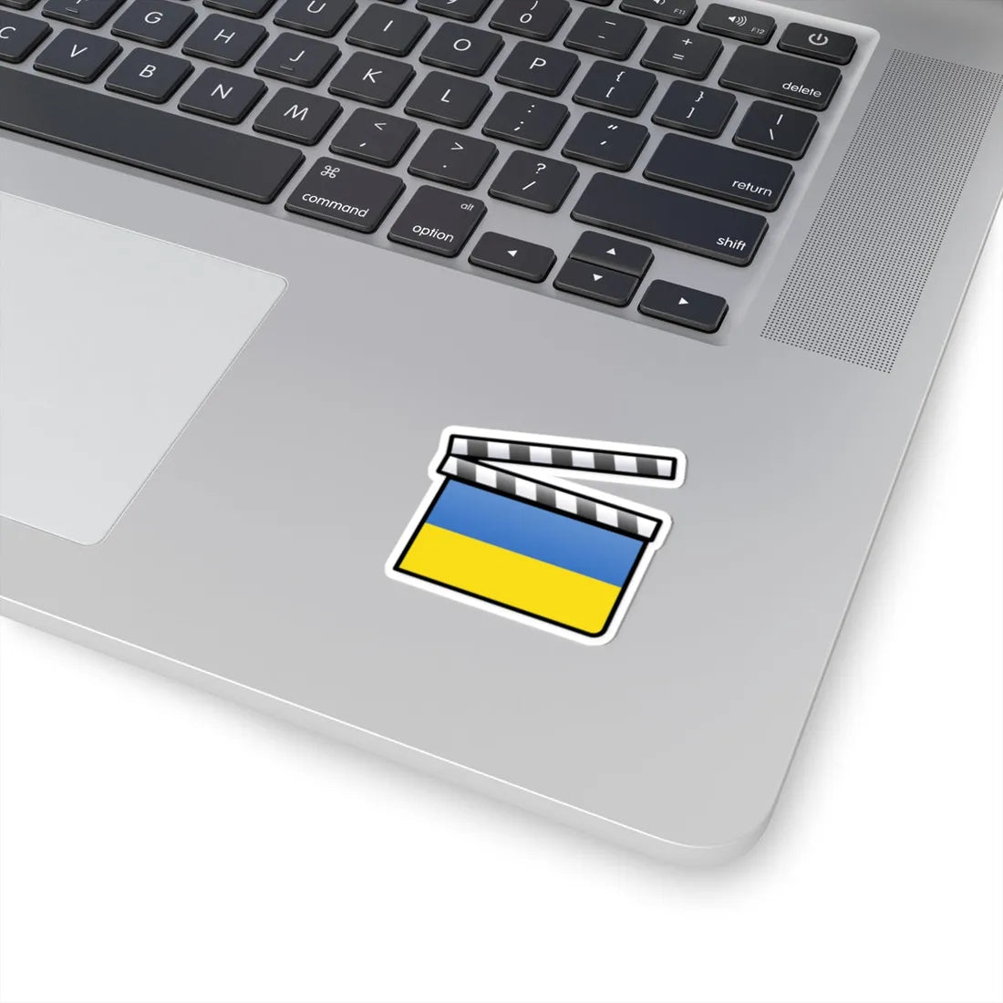 Ukraine film clapperboard (Ukraine) STICKER Vinyl Kiss-Cut Decal - The Sticker Space