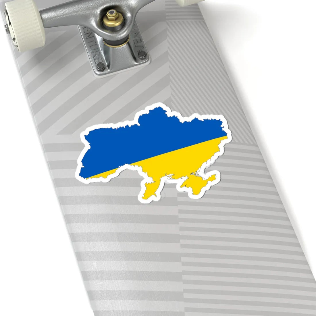 Ukraine-Flagmap (Ukraine) STICKER Vinyl Kiss-Cut Decal - The Sticker Space