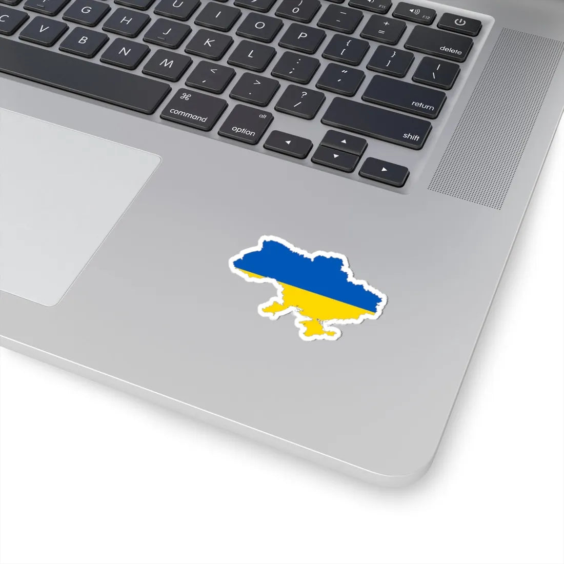 Ukraine-Flagmap (Ukraine) STICKER Vinyl Kiss-Cut Decal - The Sticker Space