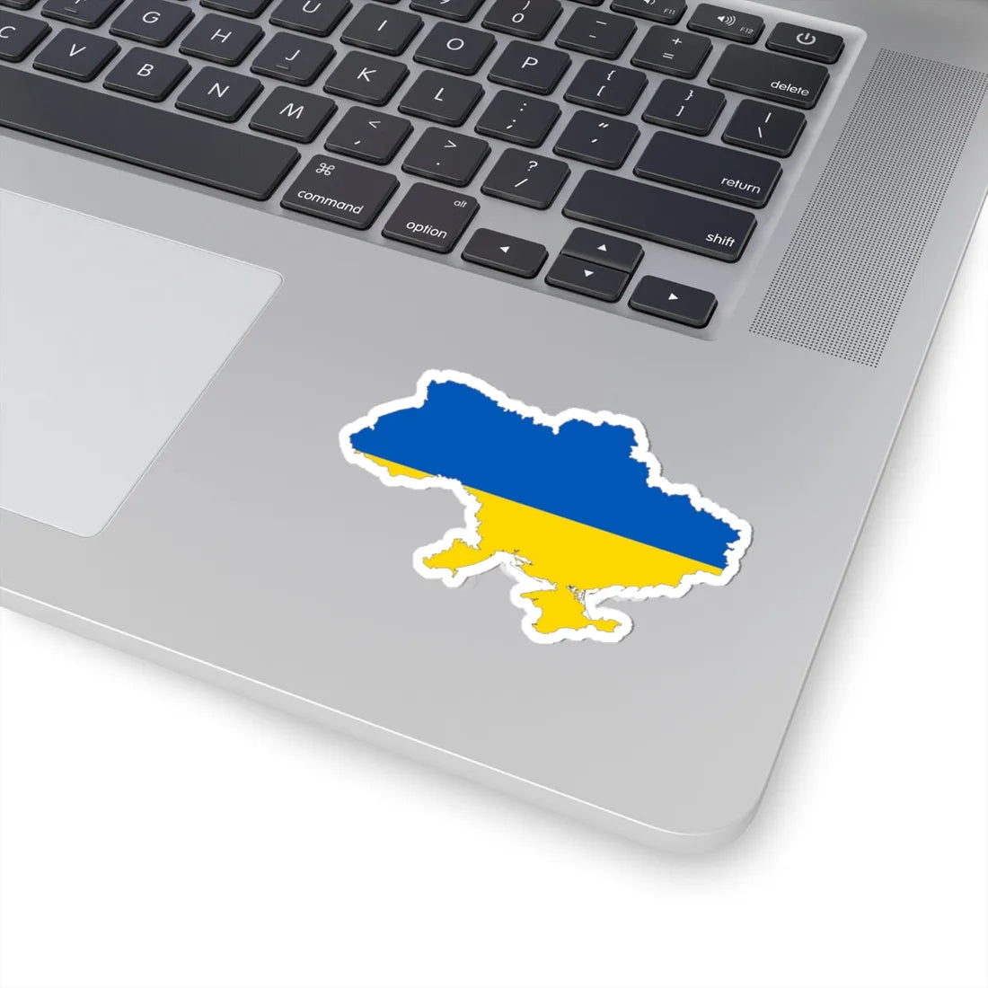 Ukraine-Flagmap (Ukraine) STICKER Vinyl Kiss-Cut Decal - The Sticker Space