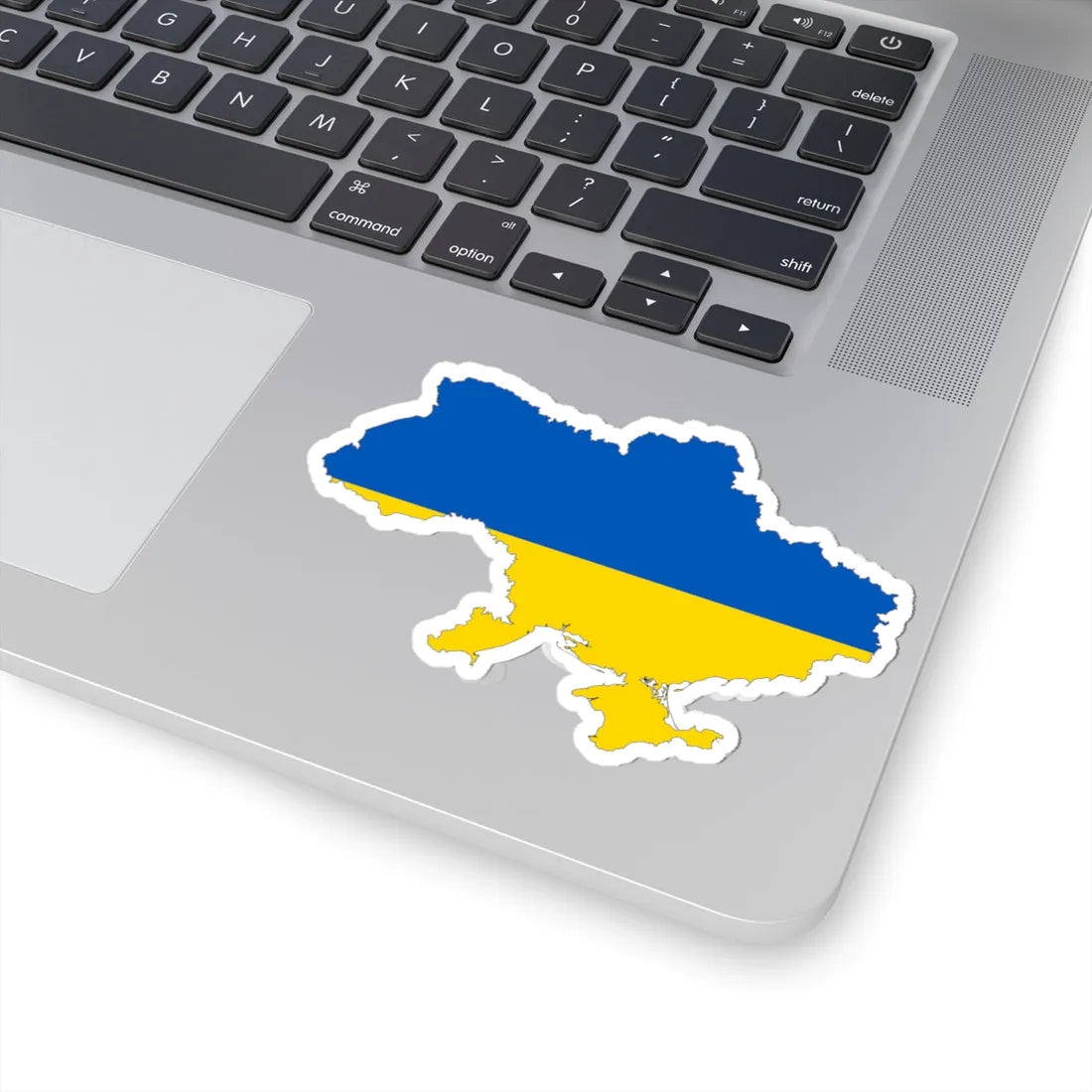 Ukraine-Flagmap (Ukraine) STICKER Vinyl Kiss-Cut Decal - The Sticker Space