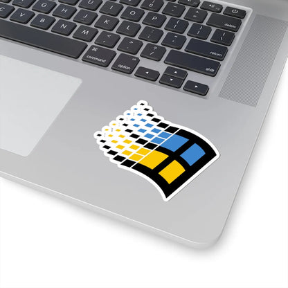 Ukraine Flagvariation 1998 (Ukraine) STICKER Vinyl Kiss-Cut Decal - The Sticker Space