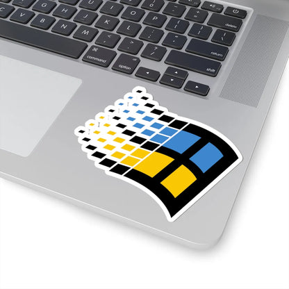 Ukraine Flagvariation 1998 (Ukraine) STICKER Vinyl Kiss-Cut Decal - The Sticker Space