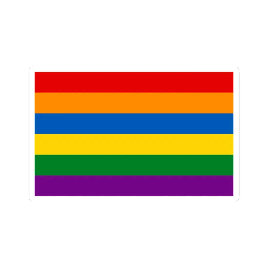 Ukraine Gay flag (Ukraine) STICKER Vinyl Kiss-Cut Decal 2 Inch White - The Sticker Space