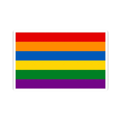 Ukraine Gay flag (Ukraine) STICKER Vinyl Kiss-Cut Decal 2 Inch White - The Sticker Space