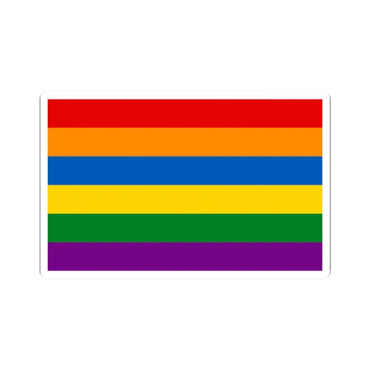 Ukraine Gay flag (Ukraine) STICKER Vinyl Kiss-Cut Decal 2 Inch White - The Sticker Space