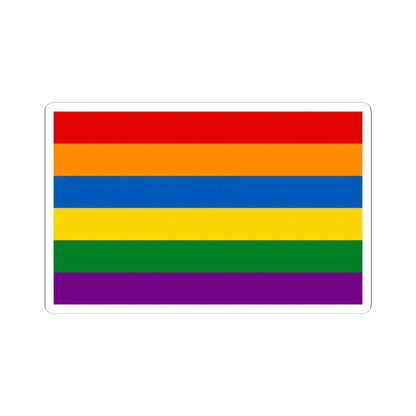 Ukraine Gay flag (Ukraine) STICKER Vinyl Kiss-Cut Decal 3 Inch White - The Sticker Space