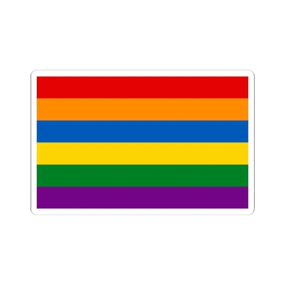 Ukraine Gay flag (Ukraine) STICKER Vinyl Kiss-Cut Decal 4 Inch White - The Sticker Space