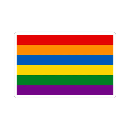 Ukraine Gay flag (Ukraine) STICKER Vinyl Kiss-Cut Decal 6 Inch White - The Sticker Space
