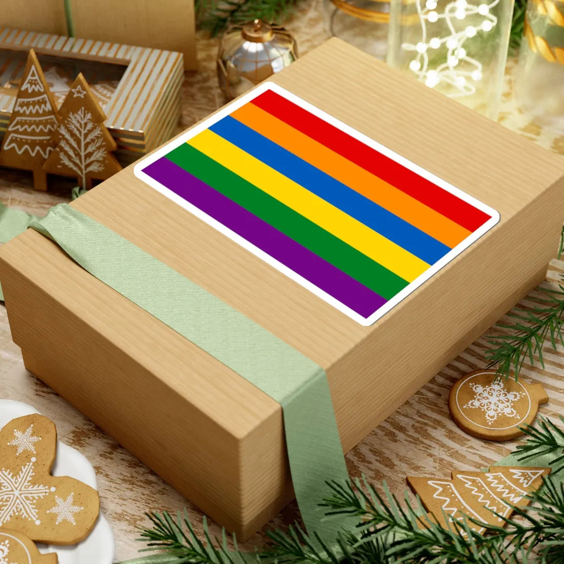 Ukraine Gay flag (Ukraine) STICKER Vinyl Kiss-Cut Decal - The Sticker Space