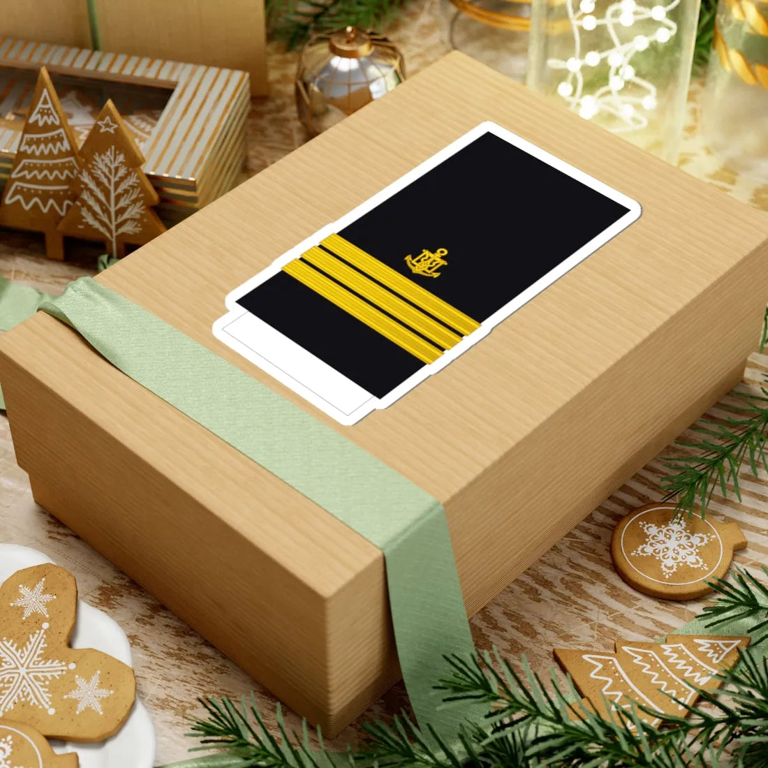 Ukraine Navy OF 3 (Ukraine) (Military Rank) STICKER Vinyl Kiss-Cut Decal - The Sticker Space