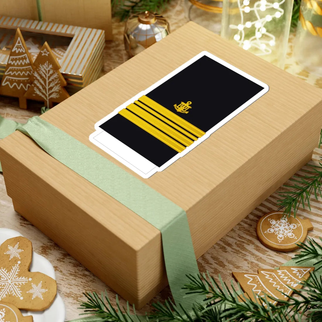 Ukraine Navy OF 4 (Ukraine) (Military Rank) STICKER Vinyl Kiss-Cut Decal - The Sticker Space