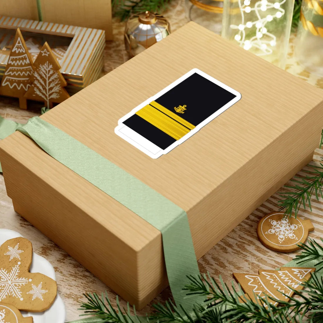 Ukraine Navy OF 7 (Ukraine) (Military Rank) STICKER Vinyl Kiss-Cut Decal - The Sticker Space