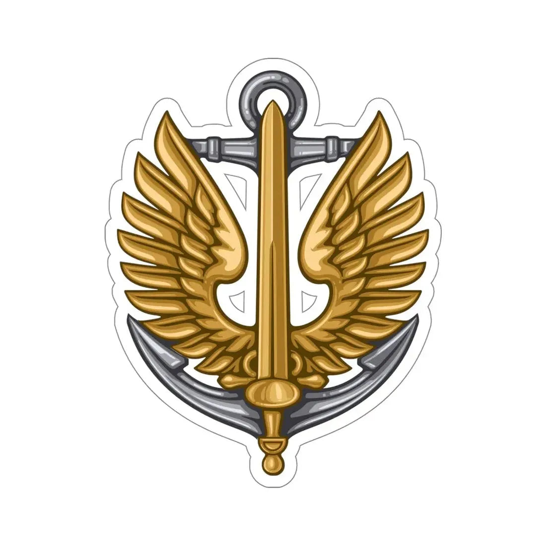Ukrainian Naval Infantry STICKER Vinyl Die-Cut Decal 5 Inch - The Sticker Space