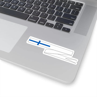 Ukrainian Navy Pennant (Ukraine) STICKER Vinyl Kiss-Cut Decal - The Sticker Space