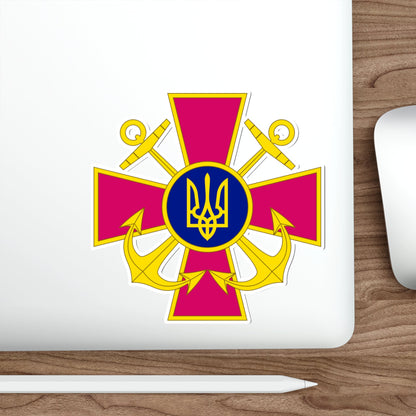 Ukrainian Navy STICKER Vinyl Die-Cut Decal-The Sticker Space