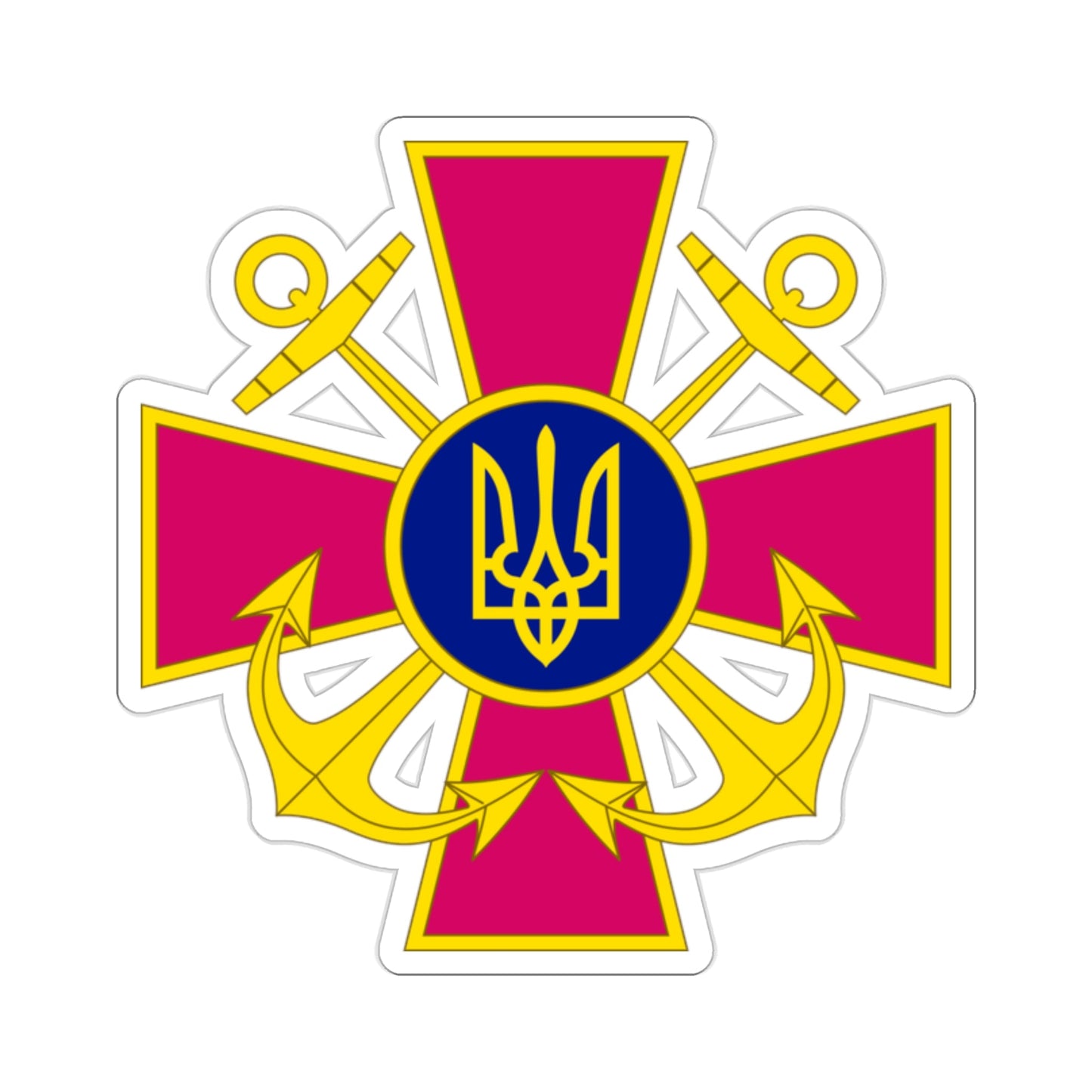 Ukrainian Navy STICKER Vinyl Die-Cut Decal-2 Inch-The Sticker Space