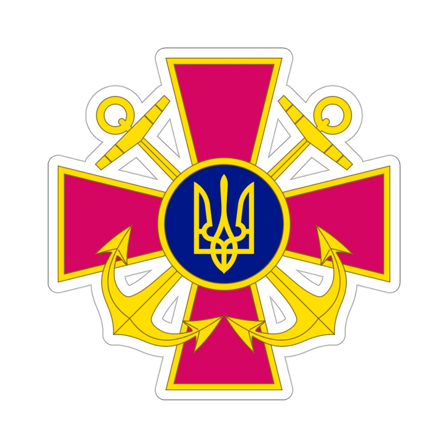 Ukrainian Navy STICKER Vinyl Die-Cut Decal-3 Inch-The Sticker Space