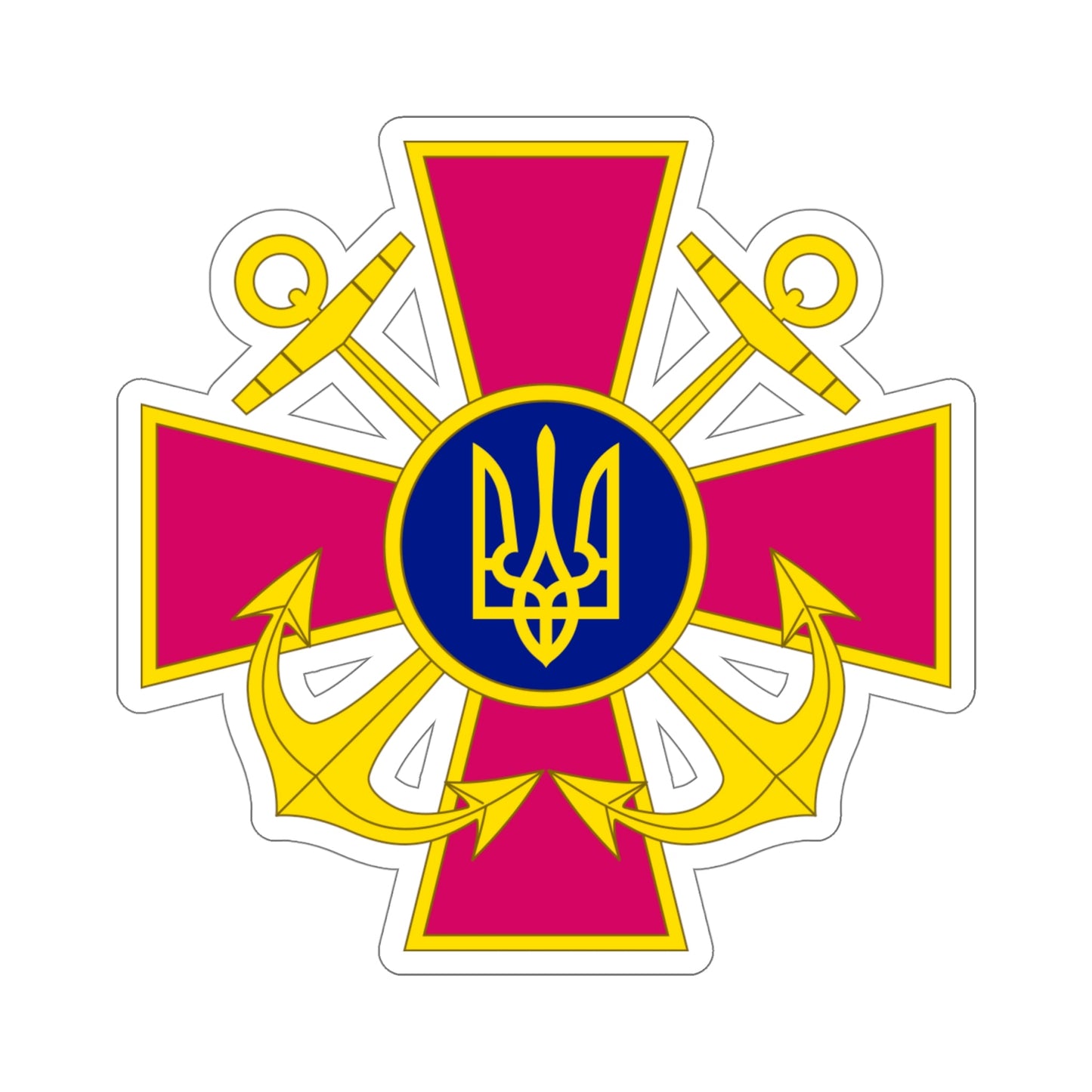 Ukrainian Navy STICKER Vinyl Die-Cut Decal-6 Inch-The Sticker Space