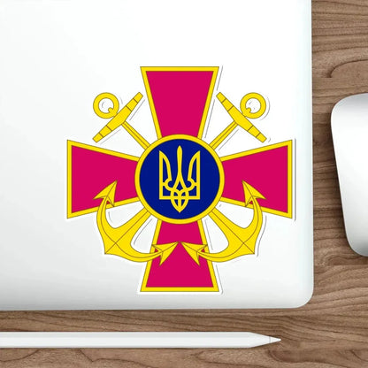 Ukrainian Navy STICKER Vinyl Die-Cut Decal - The Sticker Space