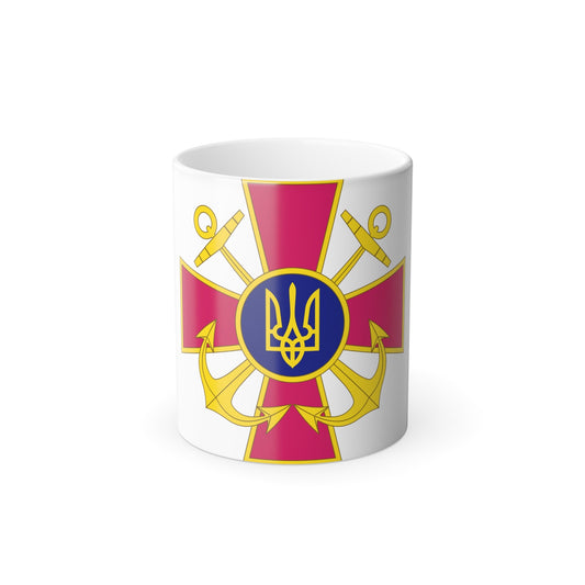 Ukrainian Navy (Ukraine) Color Changing Mug 11oz-11oz-The Sticker Space