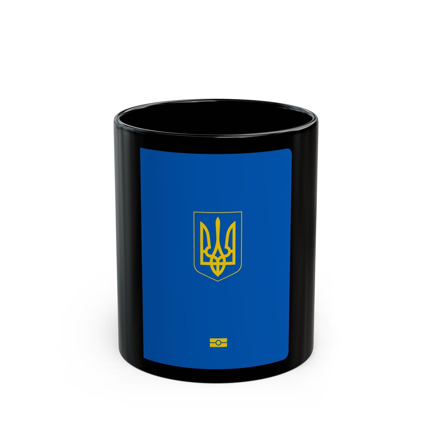 Ukrainian Passport - Black Coffee Mug