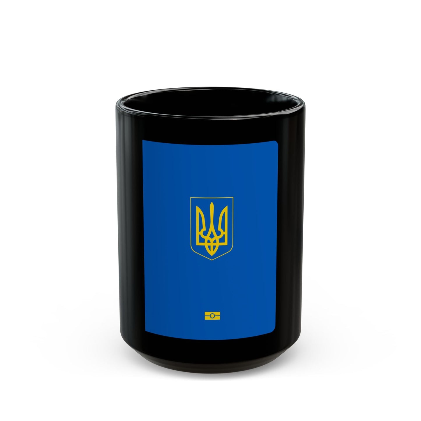 Ukrainian Passport - Black Coffee Mug